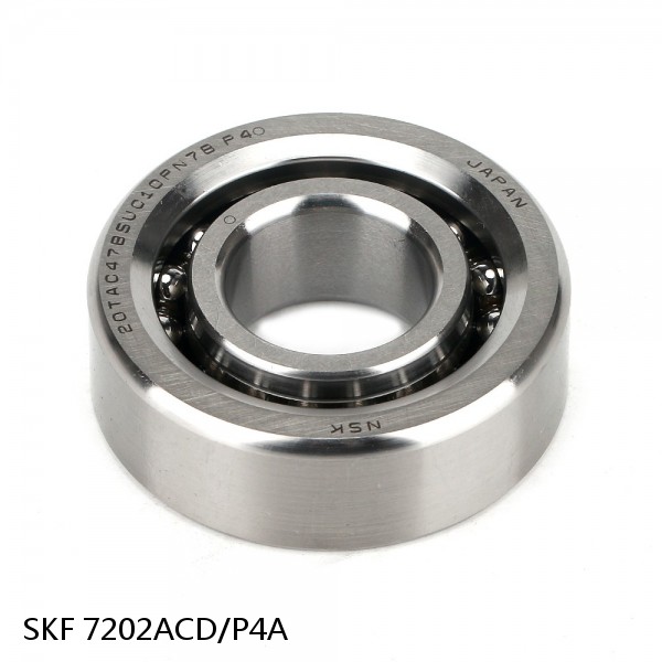 7202ACD/P4A SKF Super Precision,Super Precision Bearings,Super Precision Angular Contact,7200 Series,25 Degree Contact Angle #1 small image